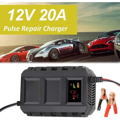 Generic Chargeur De Batterie - 20A - 12V - LED Pour Moto / Voiture