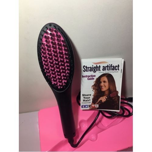 Generic Lisseur Peigne Brosse Sèche-Cheveux Numérique Comme Image Soin Des  Cheveux Noir - Prix pas cher