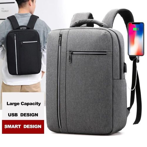 Generic Sac à Dos pour Ordinateur Portable avec Port USB et Grande Capacité