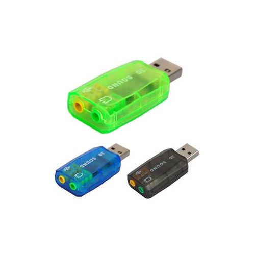 Generic Carte Son USB - 3D 5.1 - Bleu,Noir,Vert - Prix pas cher