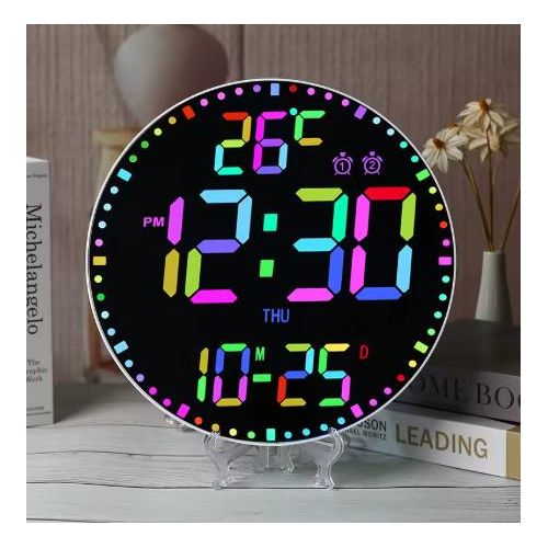 Generic Horloge murale LED numérique grand affichage - image 3
