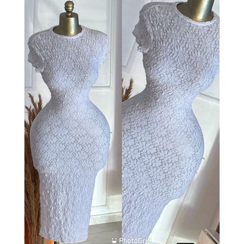 product_image_name-Fashion-Chic Robe Dame - Blanc-1