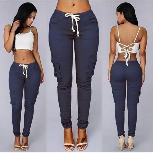 Fashion Pantalon Chasseur Femme Bleu Prix pas cher Jumia CI