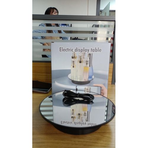 product_image_name-Generic-Plateau Tournant Électrique 360° - Surface Miroir - Idéal Vidéo Produit-3