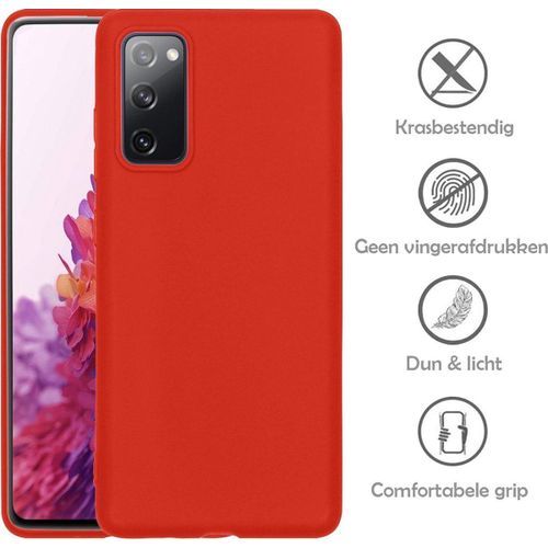 product_image_name-Generic-Coque En Silicone Galaxy S20fe + 1 Antichoc - Rouge-3