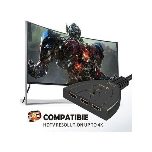product_image_name-Generic-Répartiteur HDMI 3 En 1 – Adaptateur HDMI 3 Ports Avec Câble HDMI-5