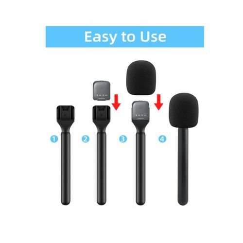 Generic Support de Microphone Sans Fil, Pince de Fixation pour Microphone à Main, Microphone à Main - image 5