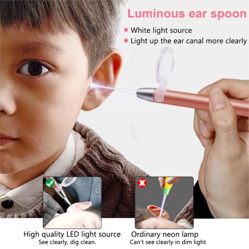 Generic Cuillère D'oreille Lumineuse Pour Enfants Adultes LED