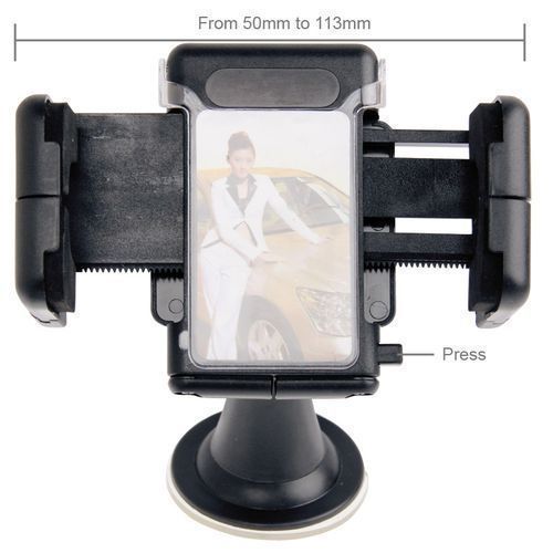 Generic Support Tableau De Bord Pour Téléphone MOD2-noir - image 2