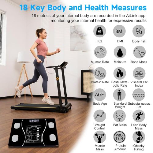 product_image_name-Generic-Smart Scale for Body Weight Digital Bathroom Scale Bluetooth Body Fat Scale Body Analyzer with Smart APP Sync Weigh Height Fat-3