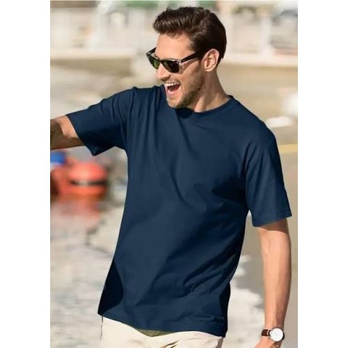 product_image_name-Fashion-T-shirt homme coton bleu-1