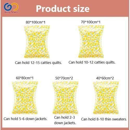 product_image_name-Generic-Sac De Rangement Sous Vide Pour Vêtements, 8 Pièces, Compressé, Avec Pompe à Main-7