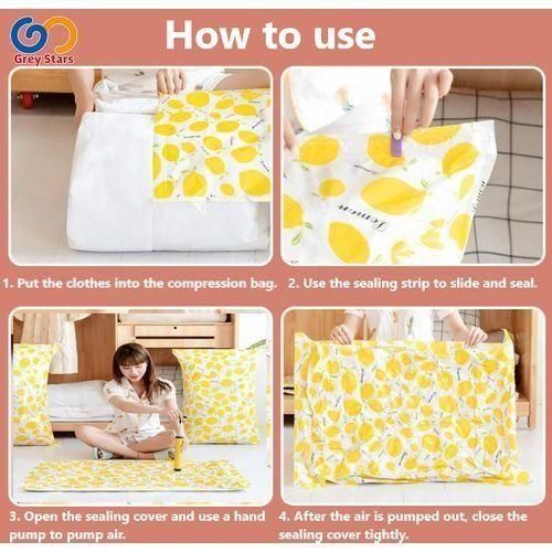 product_image_name-Generic-Sac De Rangement Sous Vide Pour Vêtements, 8 Pièces, Compressé, Avec Pompe à Main-8