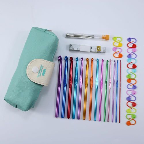 product_image_name-Generic-46 Pièces/Ensemble d'outils de couture aiguilles à crochet, fil à tricoter et aiguilles-1