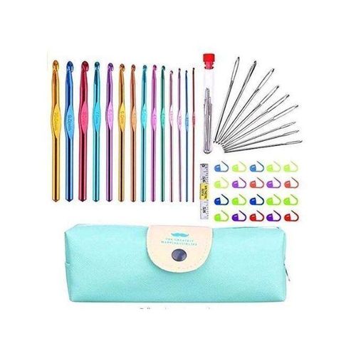 product_image_name-Generic-46 Pièces/Ensemble d'outils de couture aiguilles à crochet, fil à tricoter et aiguilles-5