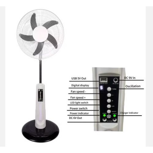 product_image_name-Generic-Ventilateur électrique ACDC de 16 pouces, ventilateur de sol à énergie solaire, ventilateur sur pied rechargeable, ventilateur de charge USB-4