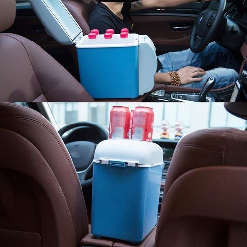 Generic Vehicle Quick Cooling Refrigerator Portable Mini Cooler and Warmer 7.5L Refrigerator, Voltage: DC 12V - image 7