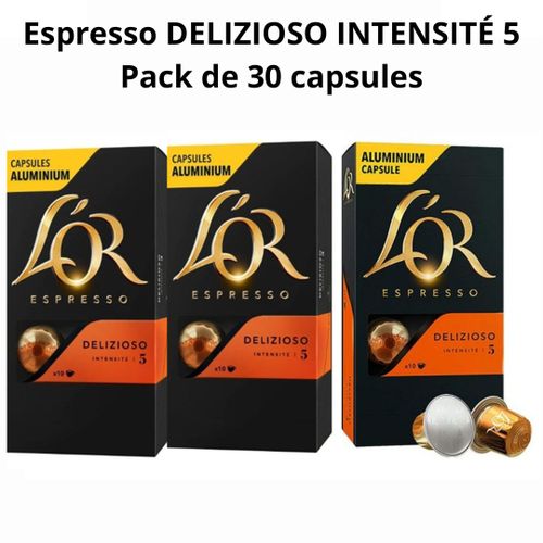 L'Or Espresso Café Delizioso - Intensité 5 - 30 Capsules En