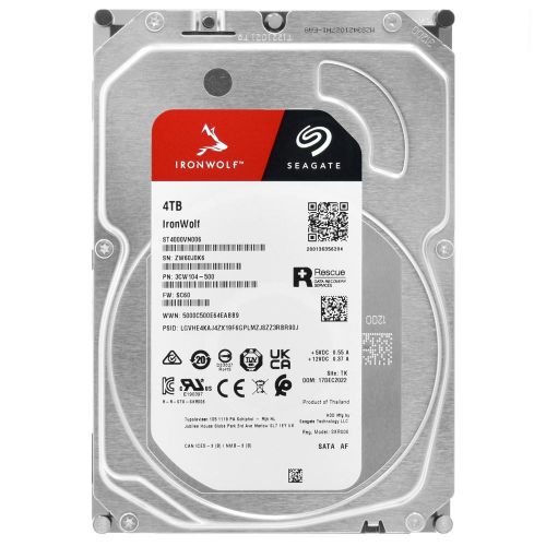 Seagate Disque Dur Seagate IronWolf 4 To - Iron Wolf - Pour NAS & PC - Prix  pas cher