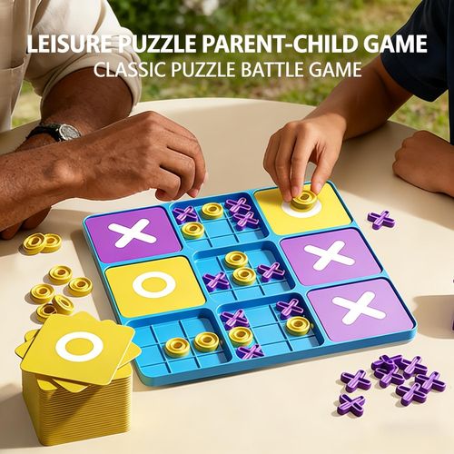 product_image_name-Generic-Jeu de morpion amélioré – un jeu de stratégie sur plateau pour garçons, filles et familles, un jeu de stratégie opposant les X aux O.-3