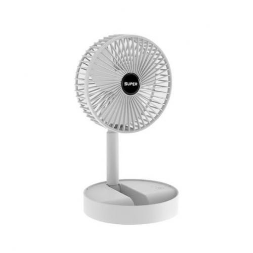 Elixir - Ventilateur de bureau portable-ventilateur électrique silencieux  domestique-ventilateur portatif rechargeable pour dortoir blanc -  Ventilateurs - Rue du Commerce