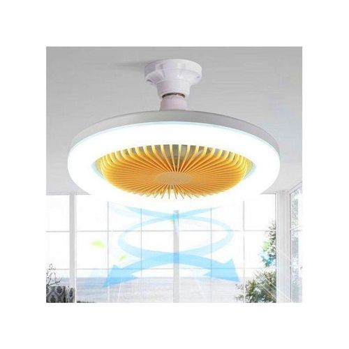 product_image_name-Generic-Ventilateur de plafond Avec LED - Ventilateur Intégré Et Télécommande, éclairage à 3 Niveaux-1