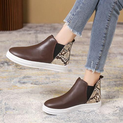 product_image_name-Fashion-Bottes De Couleur Épeautre Pour Femmes-1