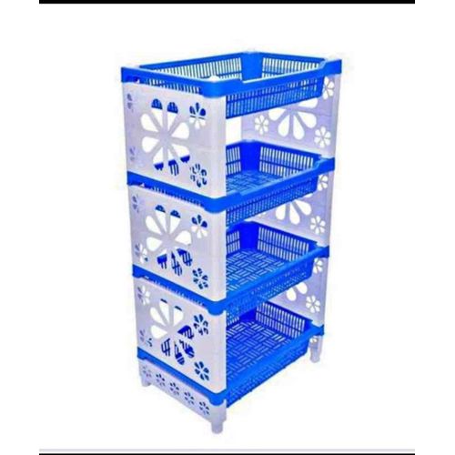 product_image_name-Ok Plast-Étagère De Cuisine En Plastique 4 Niveaux -1