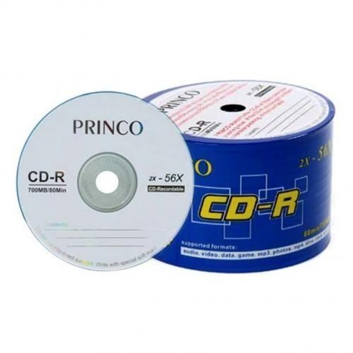 Princo CD Vierges - 50 Pièces - CD-R 700MB 80min 56X - Blanc - Prix pas  cher