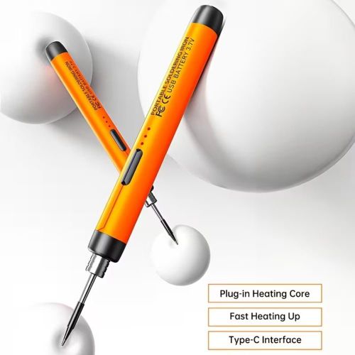 Generic Kit De Fer à Souder USB, Outil De Soudage à Température Réglable - Orange - image 5