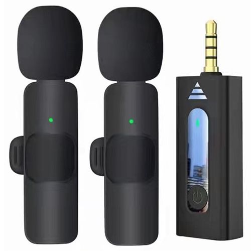 Microphone Lavalier sans fil K35, portable, audio, vidéo, prise