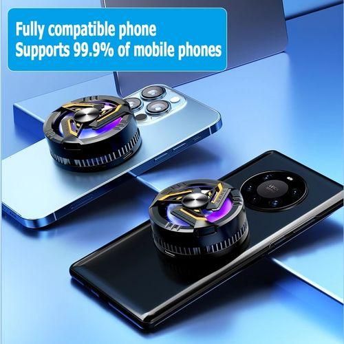 Refroidisseur Magnétique RedMagic 6 Air Pour Téléphone - 15W, Refroidissement Semi-conducteur, Clip Et Autocollant Inclus - Compatible IPhone, Android, Tablette