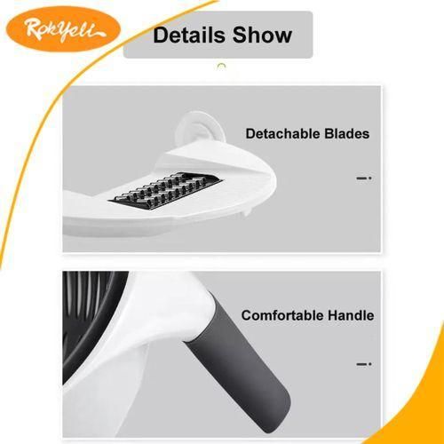 product_image_name-Generic-Coupe-Légumes Manuel Multifonction Coupe-Légumes Multifonction Manuel avec Bol 7 En 1 – Râpe & Trancheuse Rapide pour Carottes, Choux et Légumes7 En 1 – Râpe, Trancheuse et Hachoir avec Bol-5