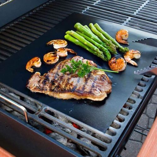 Generic 5pcs Tapis De Barbecue Résistant Aux Hautes Températures  Antiadhésif Réutilisables - Prix pas cher