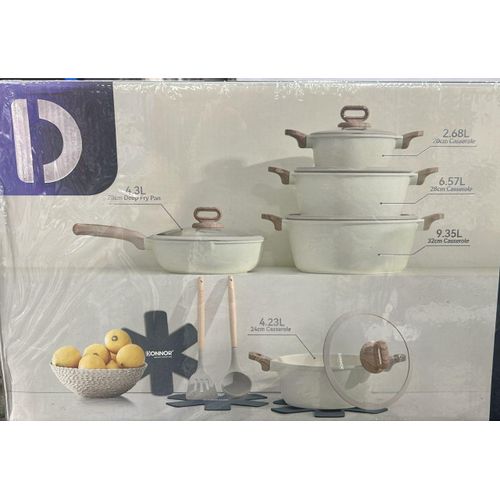 product_image_name-Generic-CASSEROLE DE CUISINE ANTIADHESIVE EN ALLIAGE D'ALUMINIUM SOUS PRESSION,15 PIECES -2