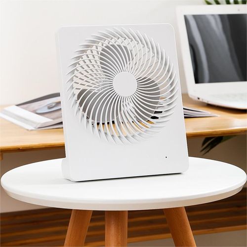 Ventilateur De Bureau USB De 6 Pouces USB Ventilateur Électrique Portable  Avec 3 Modes De Vent Filoteur D'été Pour Le Bureau À Domicile - Blanche