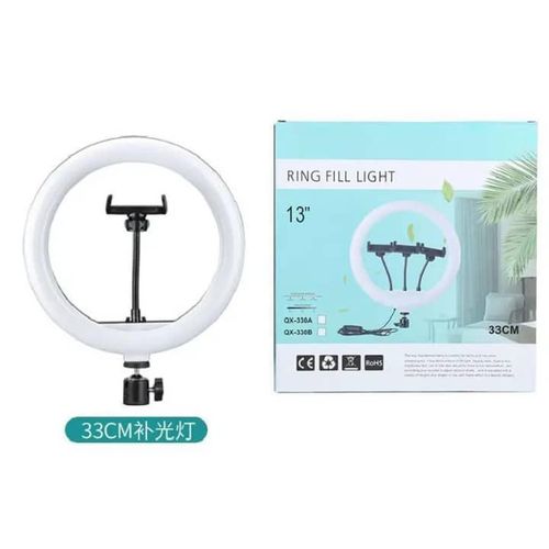 product_image_name-Generic-Ring Fill Light 13” – Lampe Anneau LED 33CM avec Support Smartphone-1
