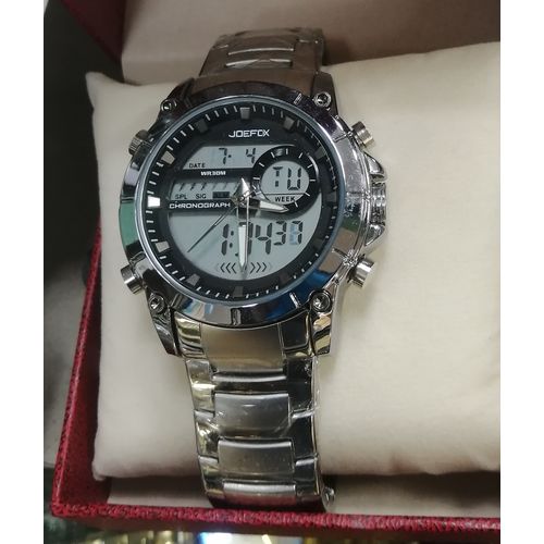 Joefox Montre Pour Homme Chronographe Quartz LED Bo te De
