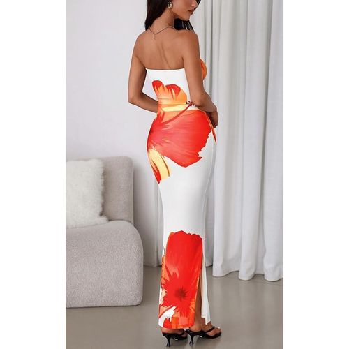 product_image_name-Gadtom-Robe tube femme moulante sans bretelles, en mesh floral, robe longue de cocktail / soirée avec fente latérale-6