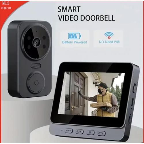 Generic Sonnette vidéo sans fil avec moniteur - image 2