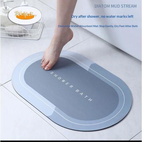 Generic Tapis De Bain Super Absorbant, Antidérapant, Tapis De Bain - Gris