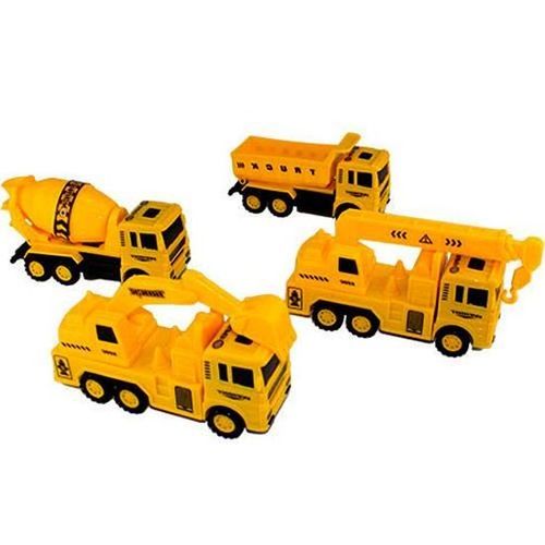 product_image_name-Generic-Camions De Chantier à Friction Avec Grue, Pelleteuse, Mélangeur, Camion à Benne Basculante-3