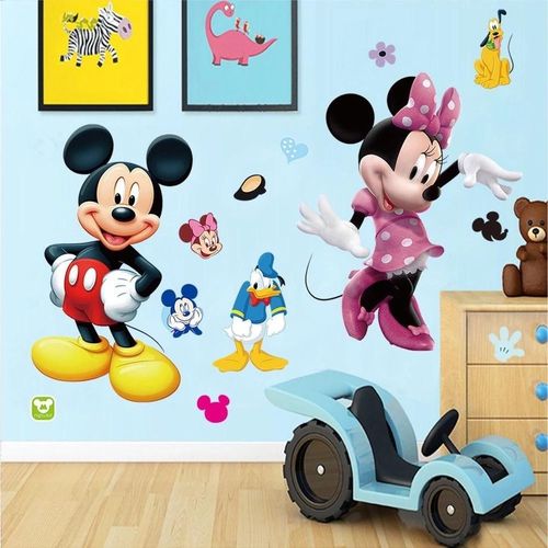 product_image_name-Generic-Mickey Mouse Minnie Autocollant Mural-5
