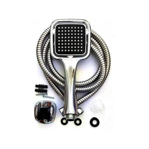 Generic Flexible De Douche En Plastique Couleur Argent