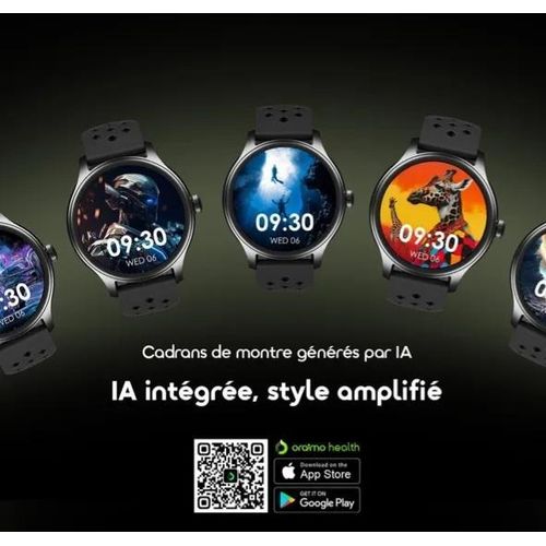 Oraimo Watch 6R Anti-Scratch – Montre Connectée Intelligente - image 4