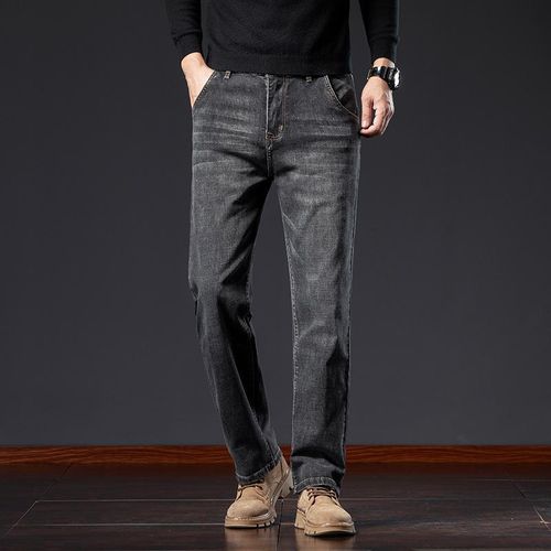 product_image_name-Fashion-Jean droit décontracté et à la mode pour hommes - noir-1