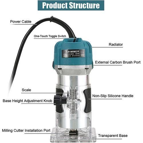 product_image_name-Generic-Défonceuse Électrique Portative – Outil Professionnel pour Rainurage et Découpe sur Bois-5