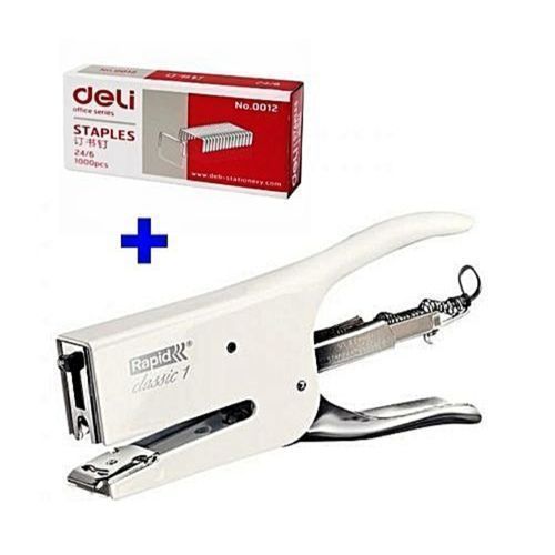 Generic Agrafeuse Professionnelle Pour Bureau + 1 Paquet De 1000 Agrafes