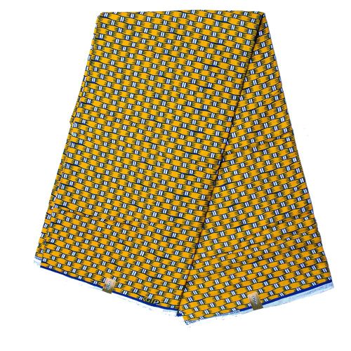 Fashion Complet Pagne Africain GTP WAX GHANA Anango 6 Yards Jaune Prix pas cher Jumia CI
