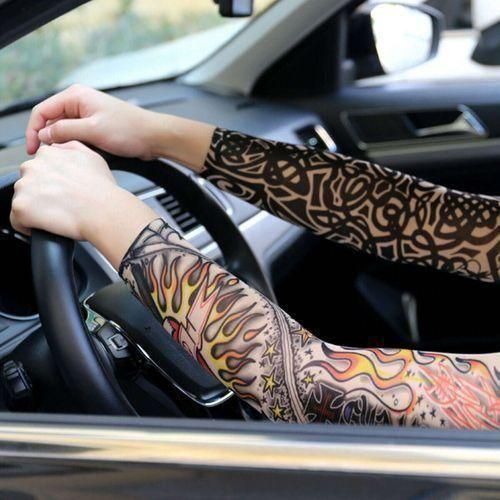 product_image_name-Fashion-6 pièces manchons de tatouage fleur protection solaire pour la conduite en plein air-3